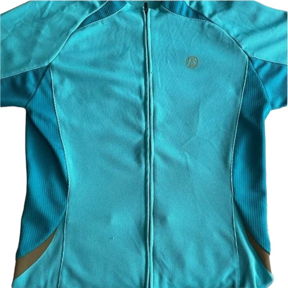 # 0033 Bontrager | Short Sleeve Cycling Jersey Shirt Blue Womens Large - Picture 16 of 16